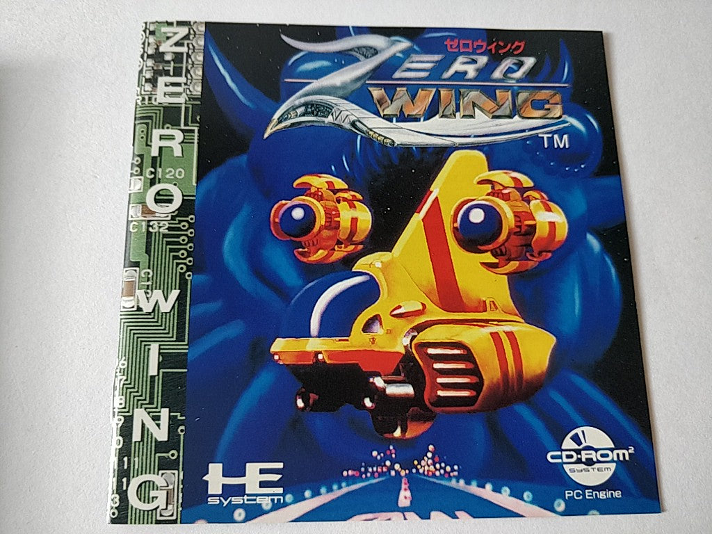 Zero Wing NEC TurboGrafx-16 PCE/Game CD,manual,Spin card,Case. NTSC-J-b1104- - Hakushin Retro Game shop