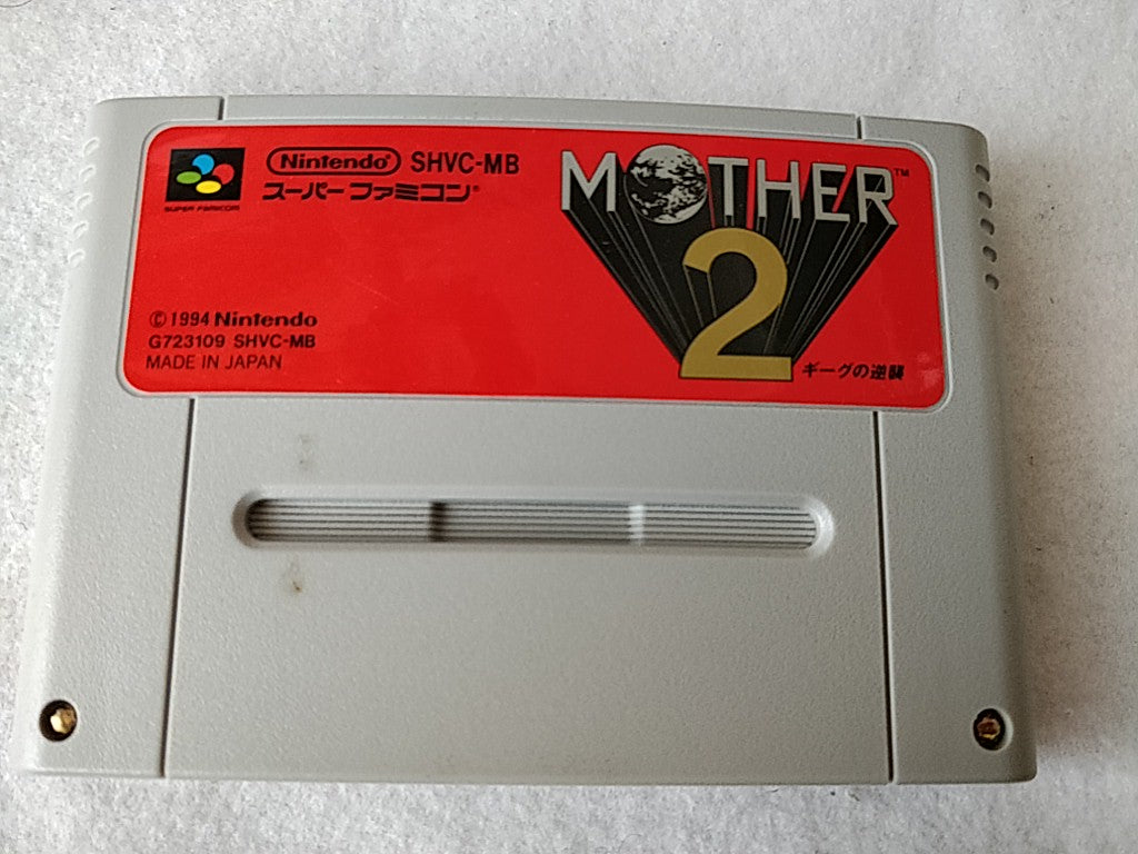 Mother 2 (Mother EarthBound) Super Famicom SFC SNES Cart,Manual 