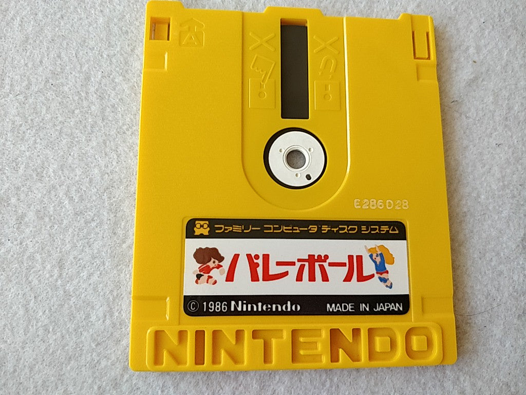 Volley ball / Super Mario Brothers 2 FAMICOM DISK SYSTEM/Disk and Case-d1111-