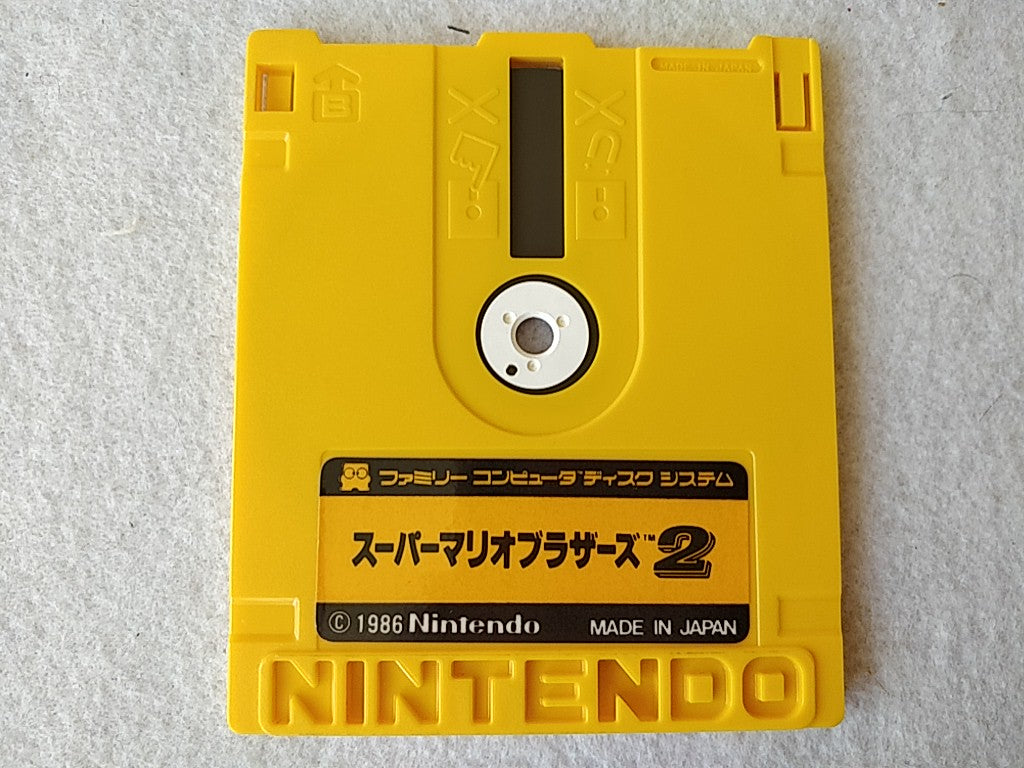 Volley ball / Super Mario Brothers 2 FAMICOM DISK SYSTEM/Disk and Case-d1111-
