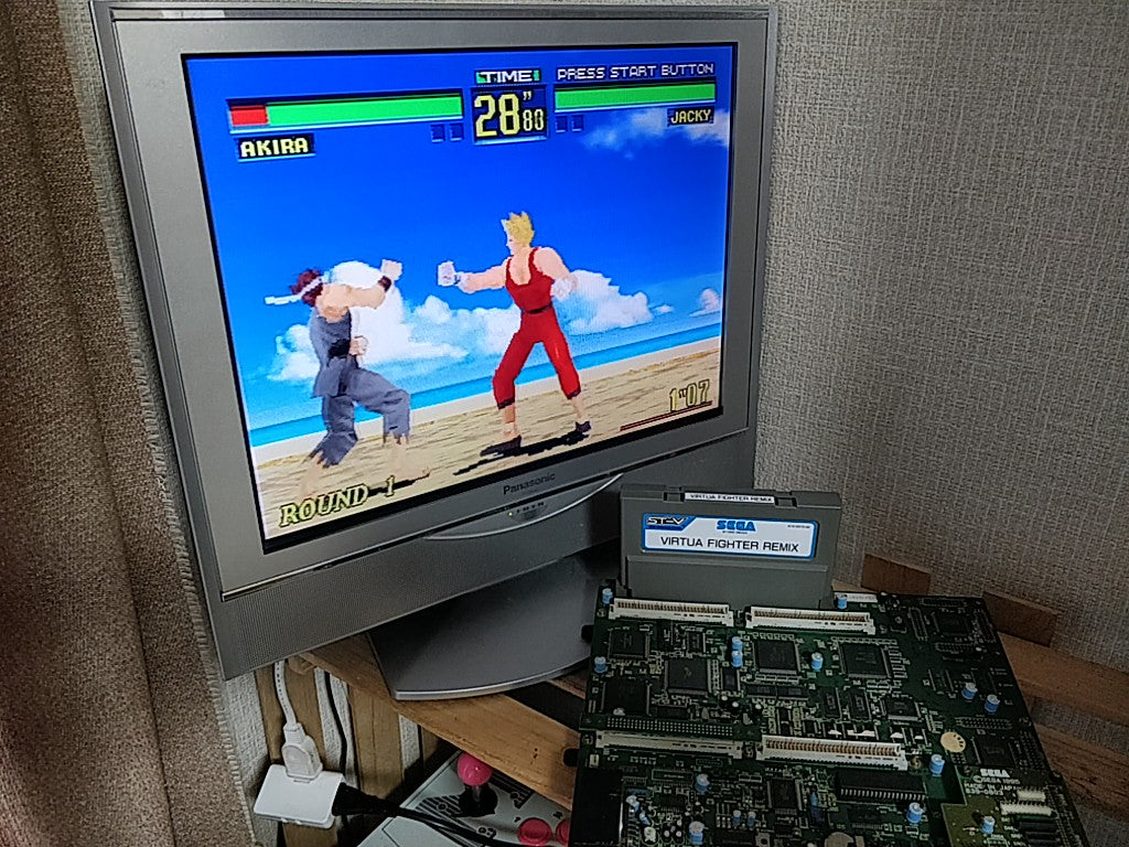VIRTUA FIGHTER REMIX SEGA ST-V STV Arcade Game cartridge, working-f0810-