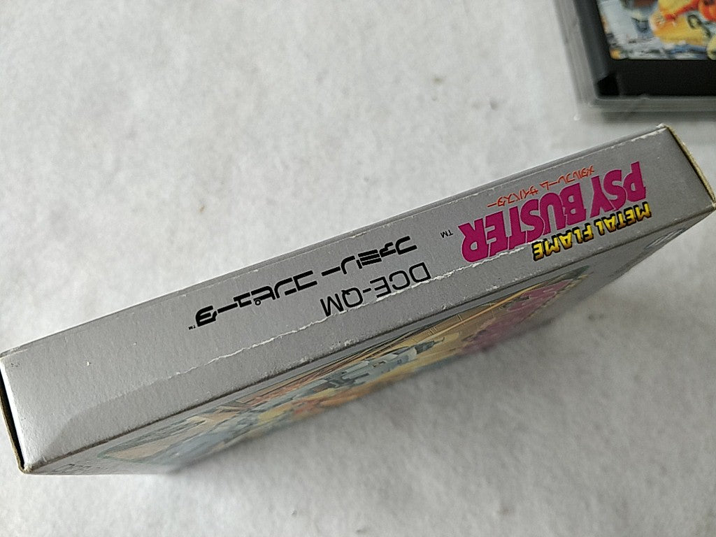 METAL FLAME PSYBUSTER Nintendo FAMICOM(NES) Cartridge, Manual, Box, Working, JP