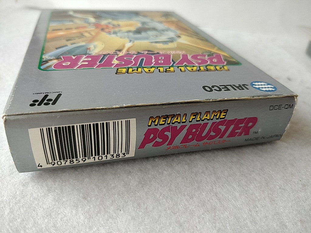 METAL FLAME PSYBUSTER Nintendo FAMICOM(NES) Cartridge, Manual, Box, Working, JP