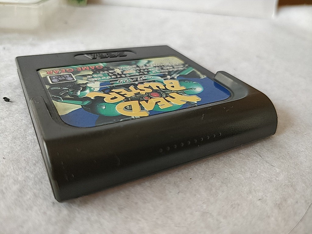 Head Buster SEGA GAMEGEAR Game Cartridge, Manual and Box set, tested-e0209-