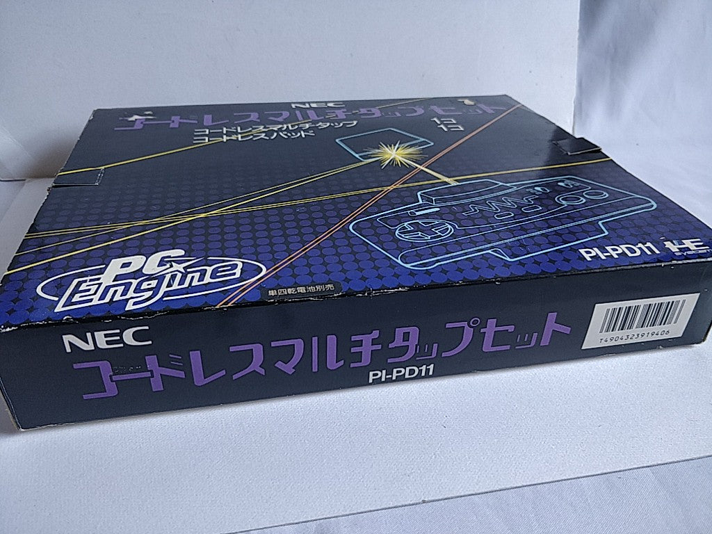 NEC PC Engine Cordless muti tap Receiver PI-PD11 and Cordless Pad(PI-PD12)-e0221