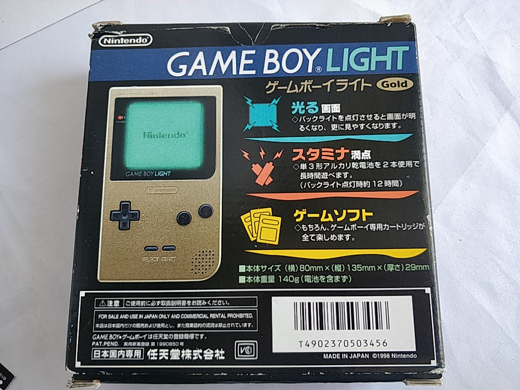 Game Boy Light - Gold (Japanese Import Video Game System)