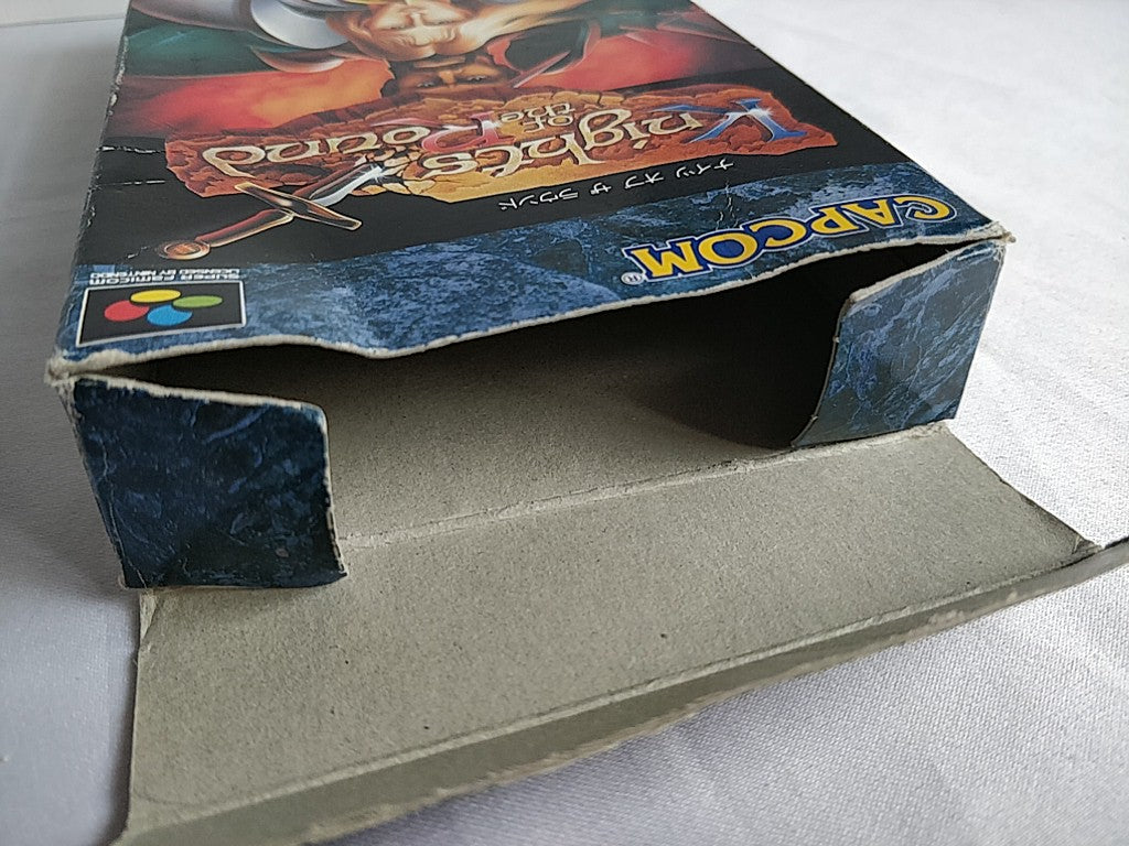 Knights of The Round Super Famicom SFC Cartridge,Manual,Boxed set tested-e0322-