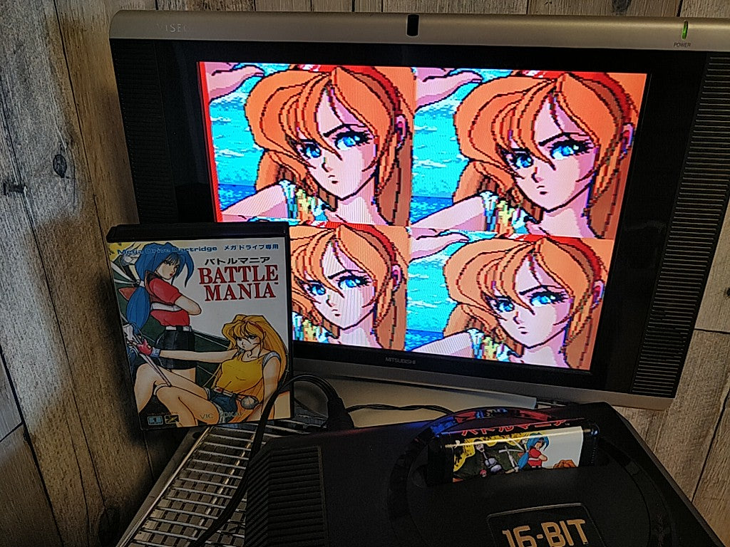 Battlemania Battle Mania SEGA MEGA DRIVE Genesis Cartridge, Boxed set -e0828-