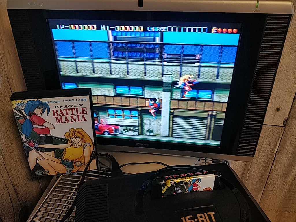 Battlemania Battle Mania SEGA MEGA DRIVE Genesis Cartridge, Boxed set -e0828-