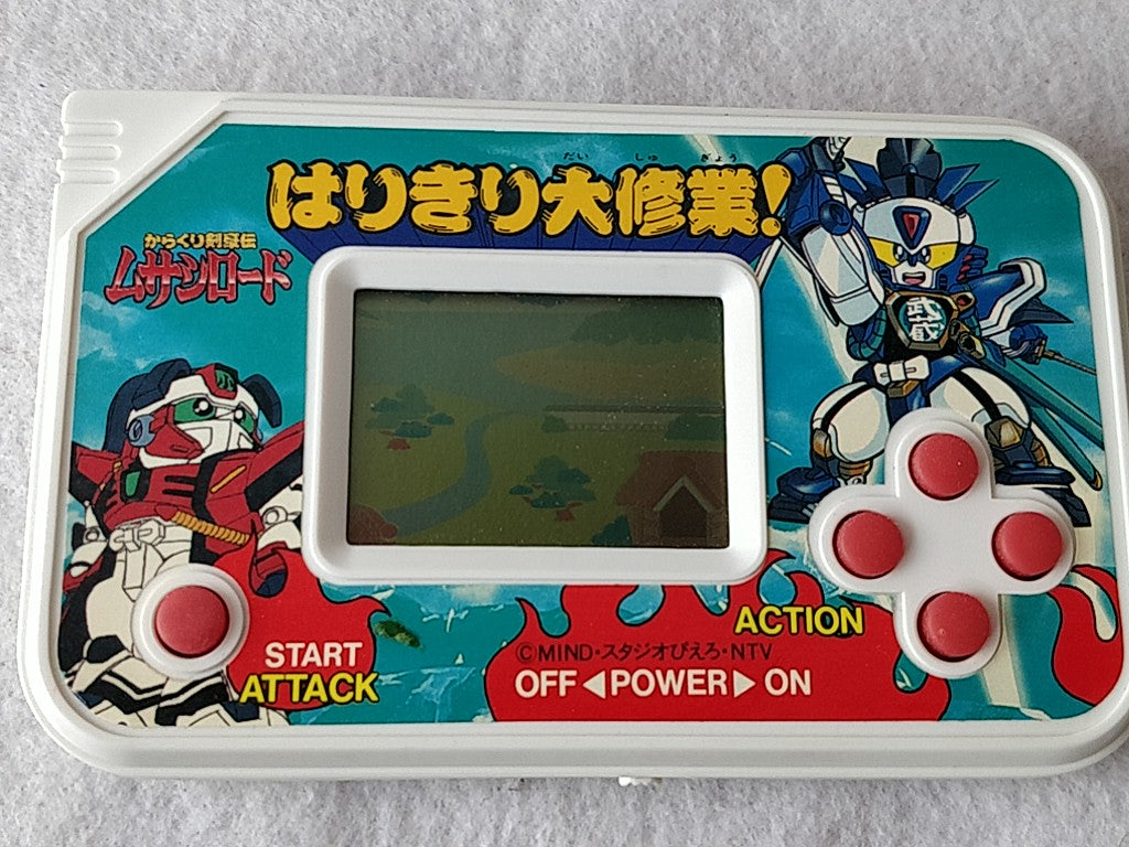 LSI Game & Watch Karakuri Kengoden MUSASHI ROAD Harikiri Daishugo/tested -e0414-