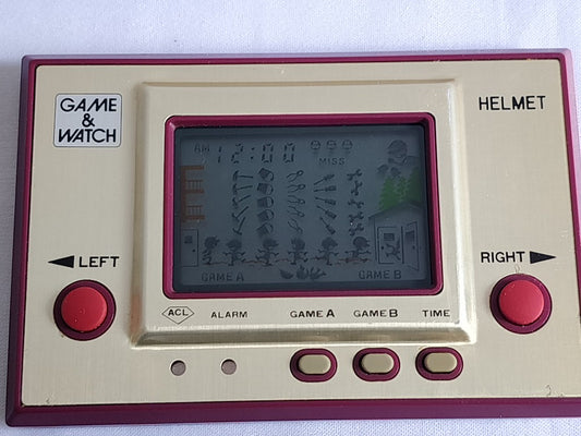 Vintage Nintendo Game & Watch Helmet LSI Screen /tested-e0506-
