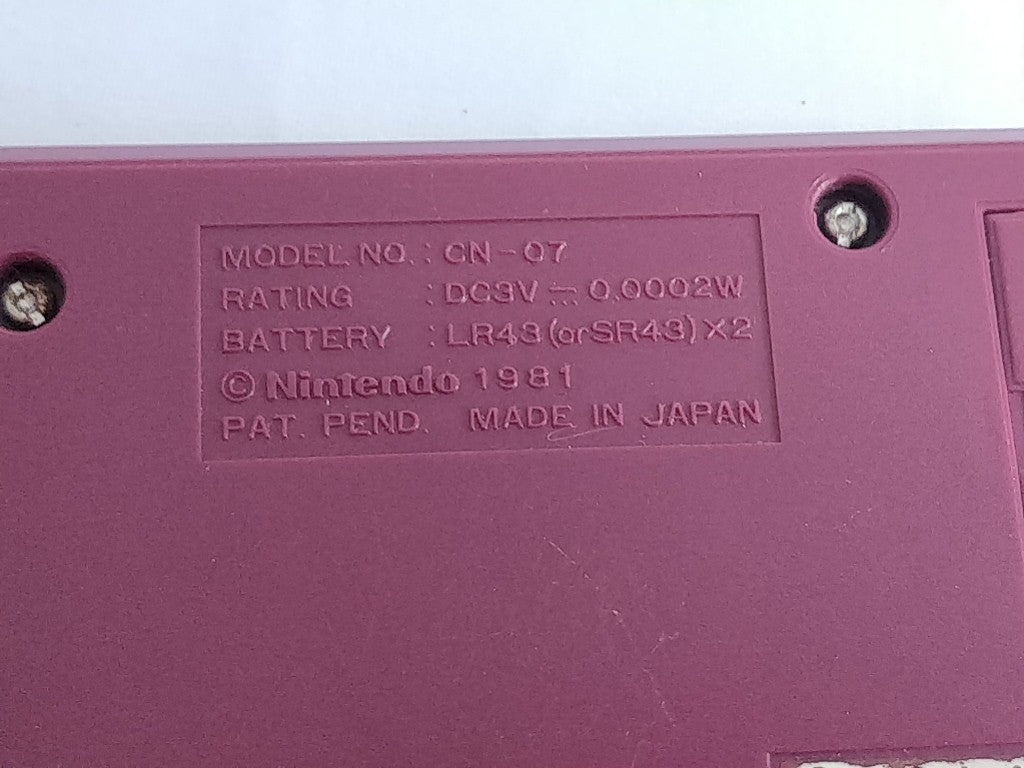 Vintage Nintendo Game & Watch Helmet LSI Screen /tested-e0506-