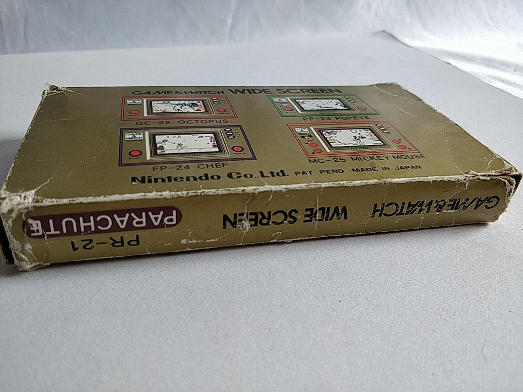 Vintage Nintendo Game & Watch Parachute wide Screen, Manual, Boxed set-e0509-