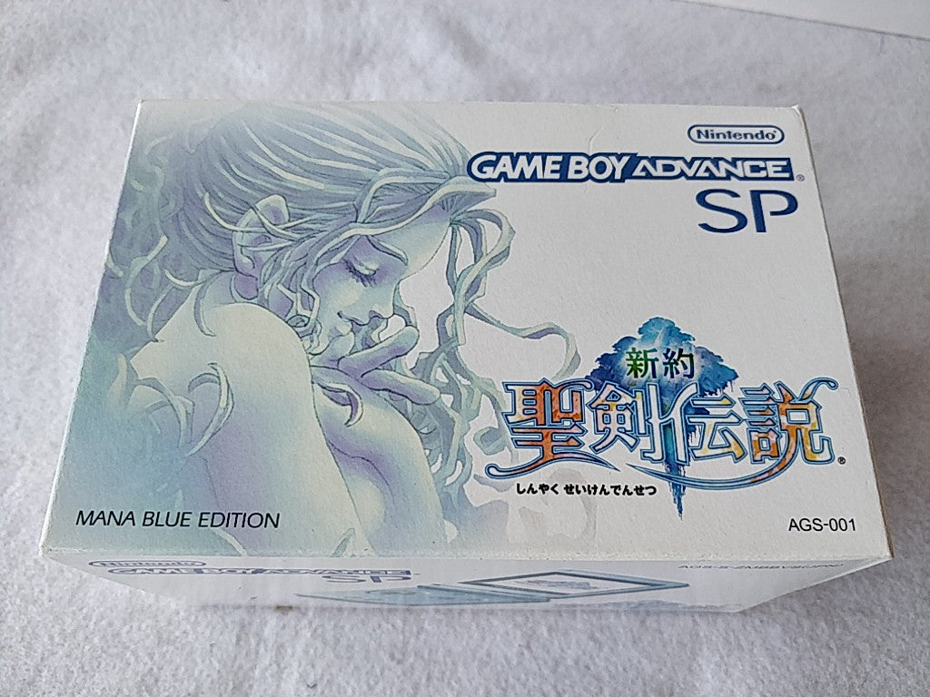 Game Boy Advance SP GBA Sword of Mana Seiken Densetsu MANA Blue Console-d0519-