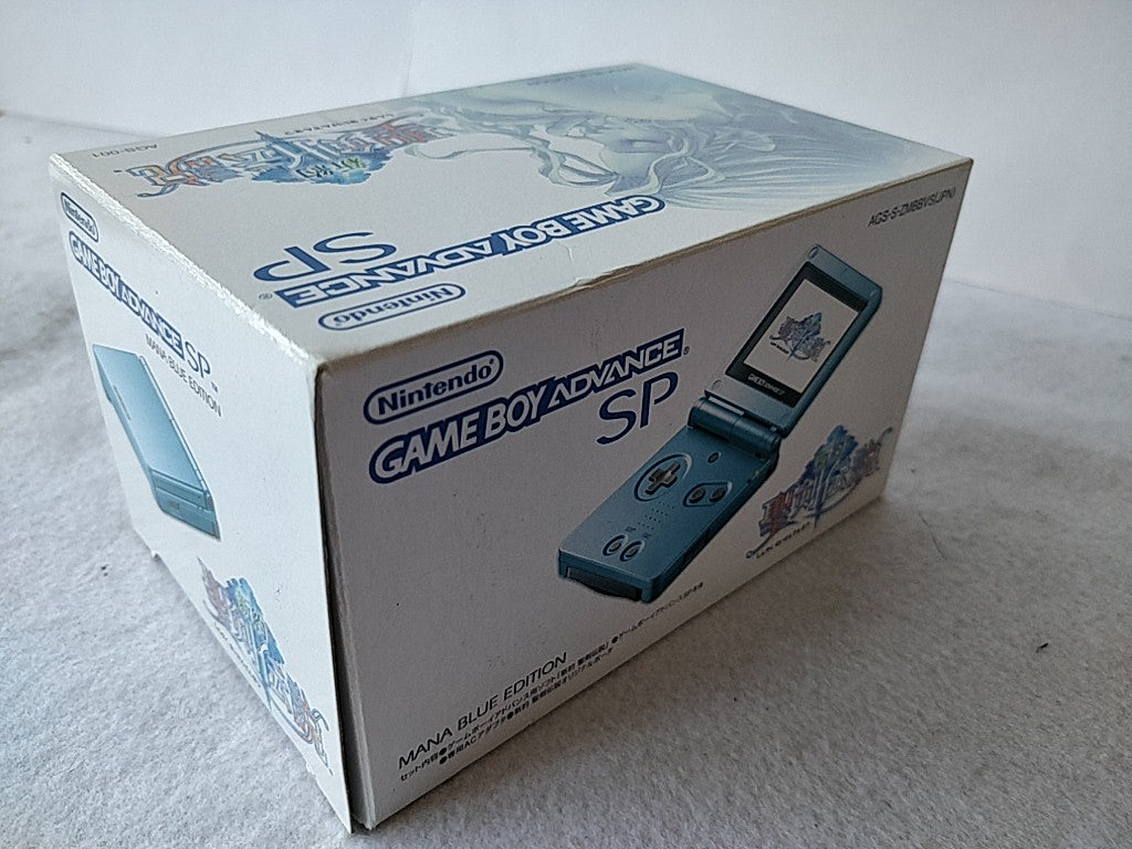 Game Boy Advance SP GBA Sword of Mana Seiken Densetsu MANA Blue Console-d0519-