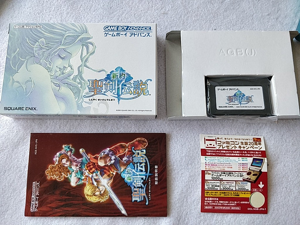 Game Boy Advance SP GBA Sword of Mana Seiken Densetsu MANA Blue Console-d0519-