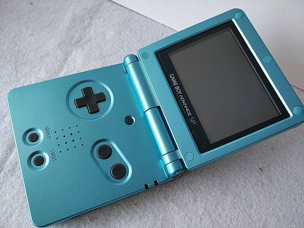 Game Boy Advance SP GBA Sword of Mana Seiken Densetsu MANA Blue Console-d0519-