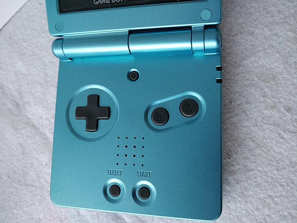 Game Boy Advance SP GBA Sword of Mana Seiken Densetsu MANA Blue Console-d0519-
