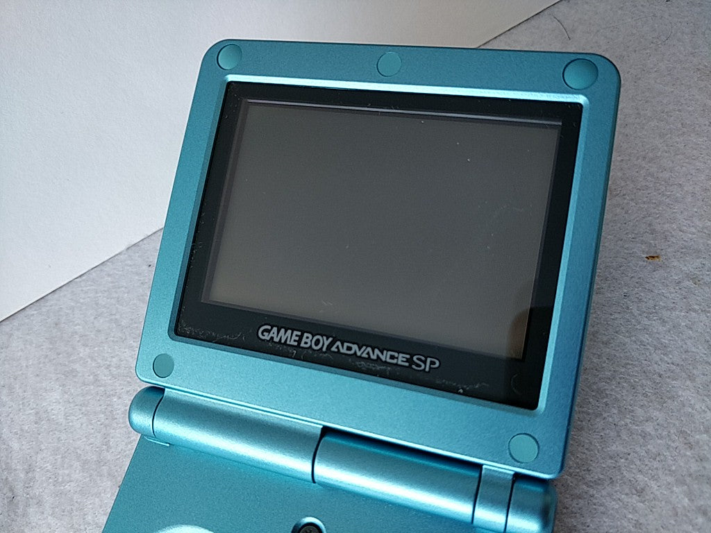 Game Boy Advance SP GBA Sword of Mana Seiken Densetsu MANA Blue Console-d0519-