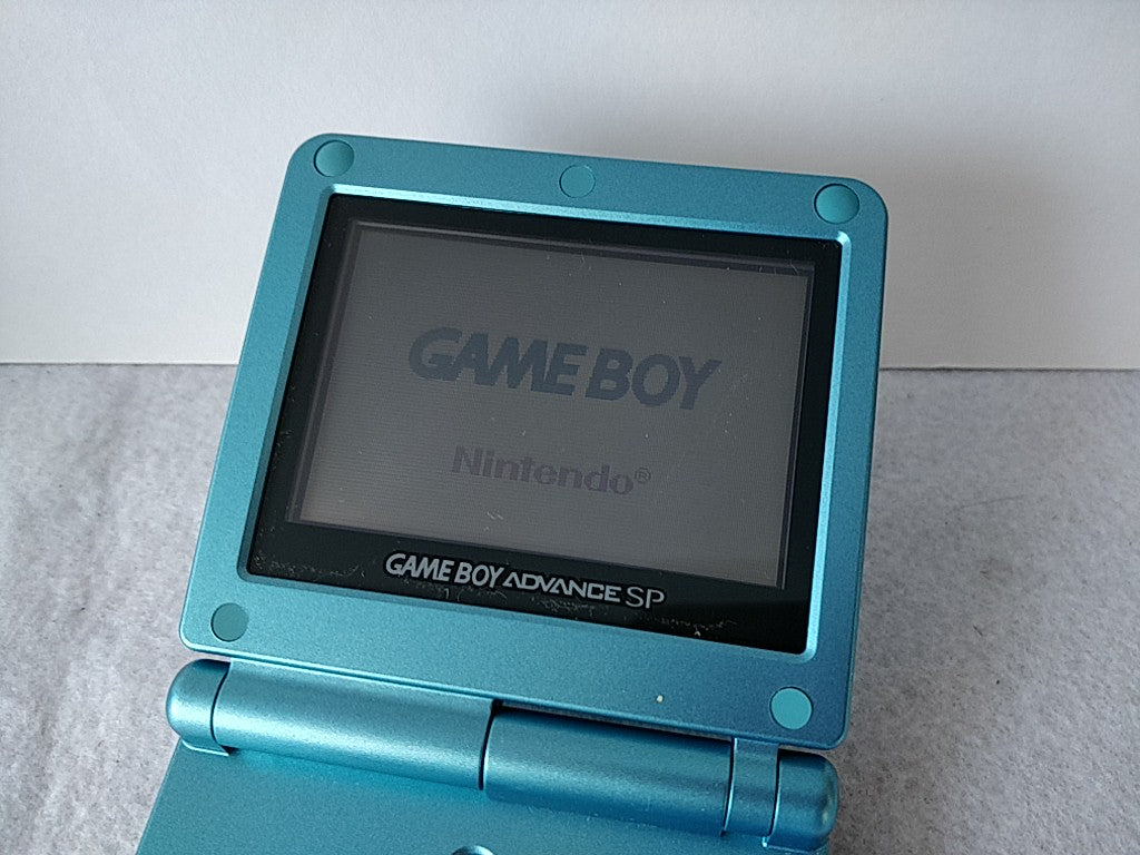 Game Boy Advance SP GBA Sword of Mana Seiken Densetsu MANA Blue Console-d0519-