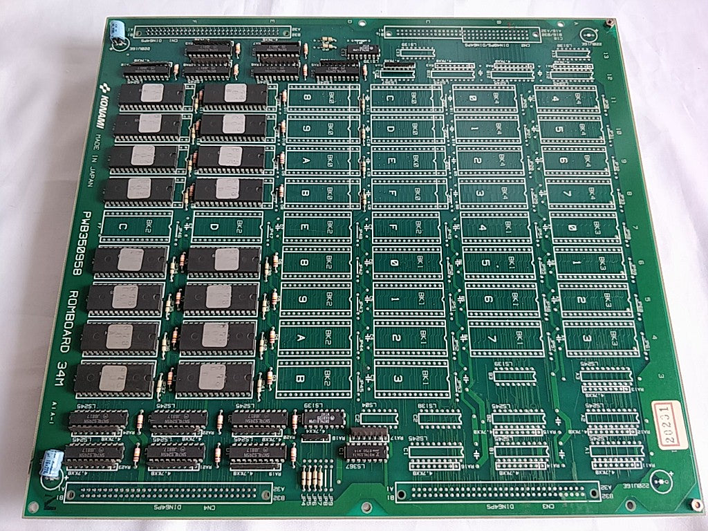 THUNDER CROSS PCB Game board and KONAMI System and Arcade Board set tested-e0601