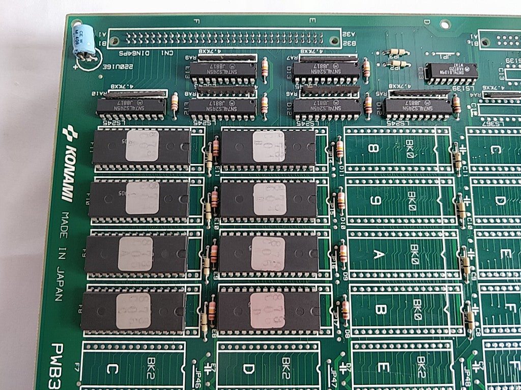 THUNDER CROSS PCB Game board and KONAMI System and Arcade Board set tested-e0601