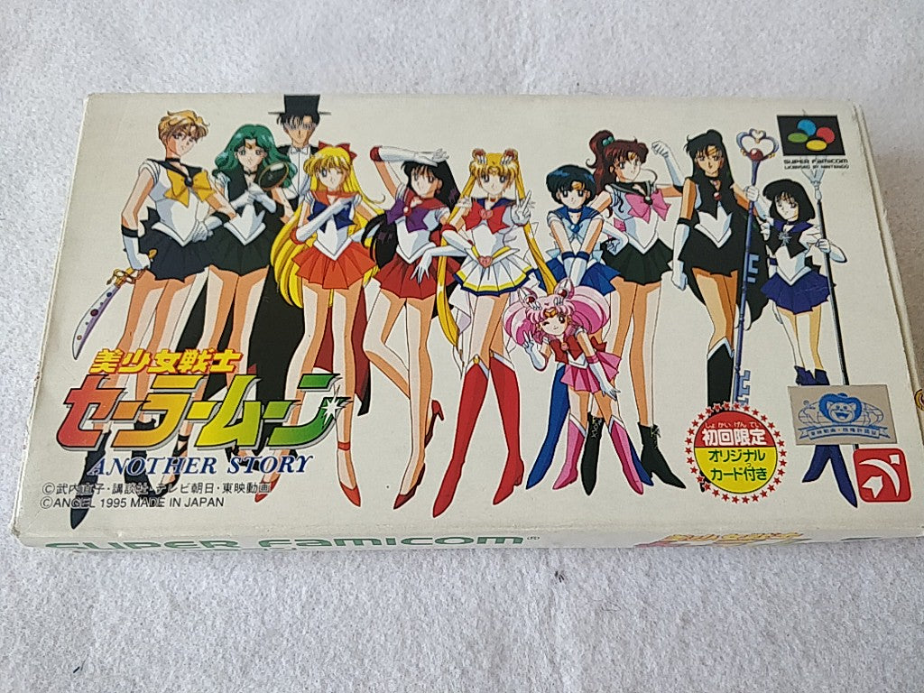 Bishoujo Senshi Sailor Moon Another Story Super Famicom SNES/SFC Boxed set-e0604