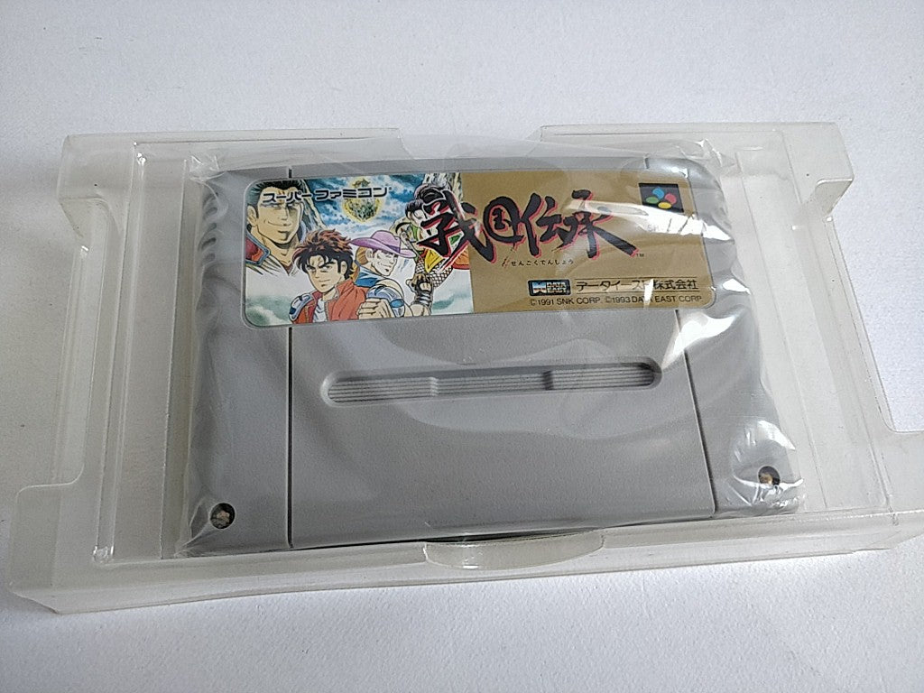 Sengoku densho Super Famicom(SNES/SFC) JP GAME Cartridge,manual,Boxed set-e0604