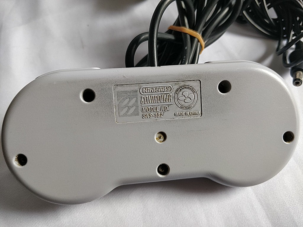 Nintendo Super Famicom Jr. (SNES) Console,Pad,AV cable,Games set/tested-d0608-