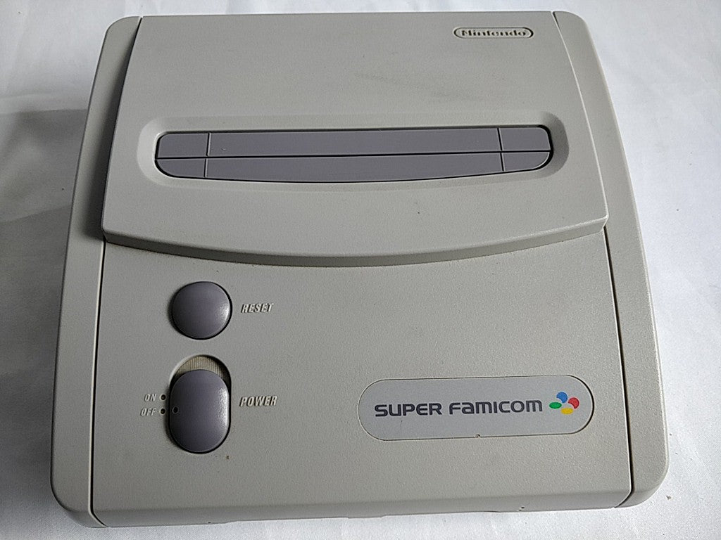Nintendo Super Famicom Jr. (SNES) Console,Pad,AV cable,Games set/tested-d0608-