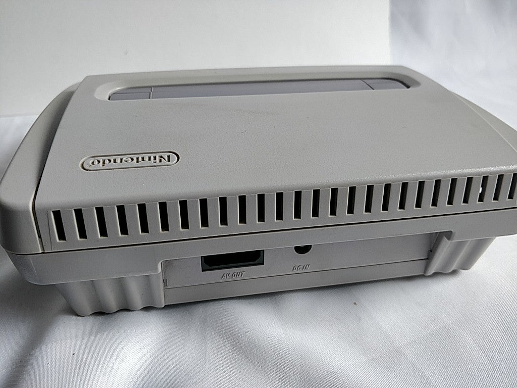 Nintendo Super Famicom Jr. (SNES) Console,Pad,AV cable,Games set/tested-d0608-