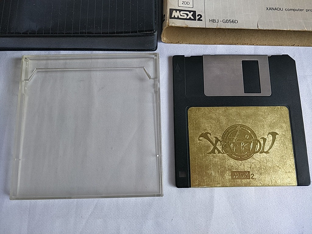 XANADU -Dragon Slayer II- MSX2 3.5 2DD, Game disk, boxed set/ tested-e0529-
