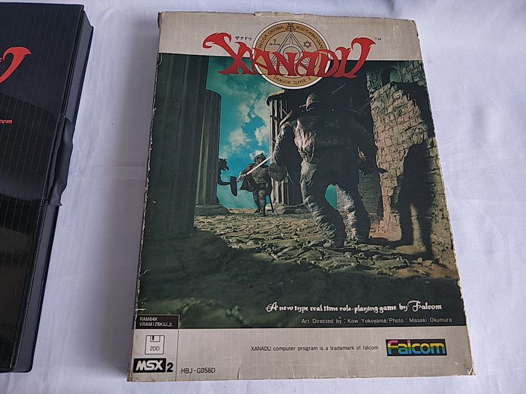 XANADU -Dragon Slayer II- MSX2 3.5 2DD, Game disk, boxed set/ tested-e0529-