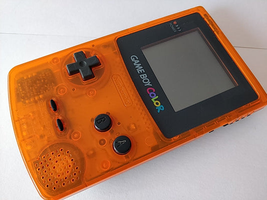 Nintendo Gameboy Color DAIEI HAWKS Limited edition Clear Orange console-e0612-