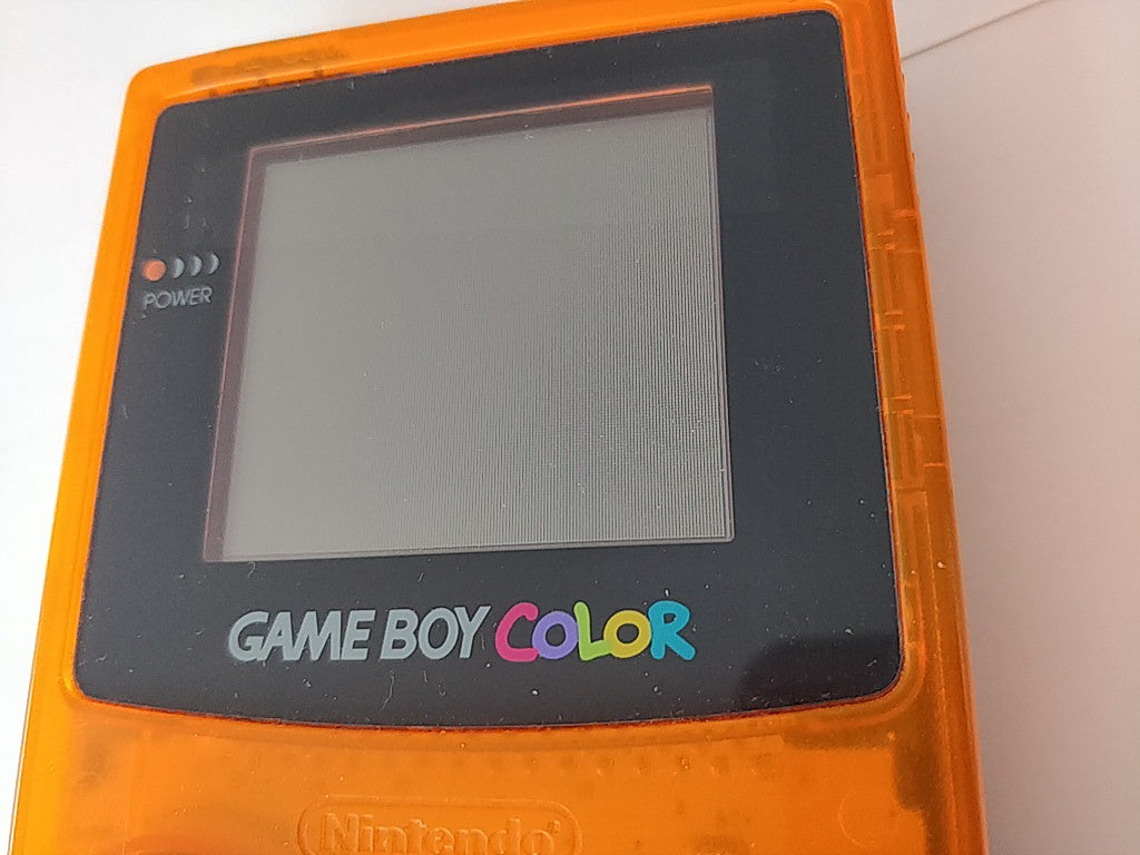 Nintendo Gameboy Color DAIEI HAWKS Limited edition Clear Orange