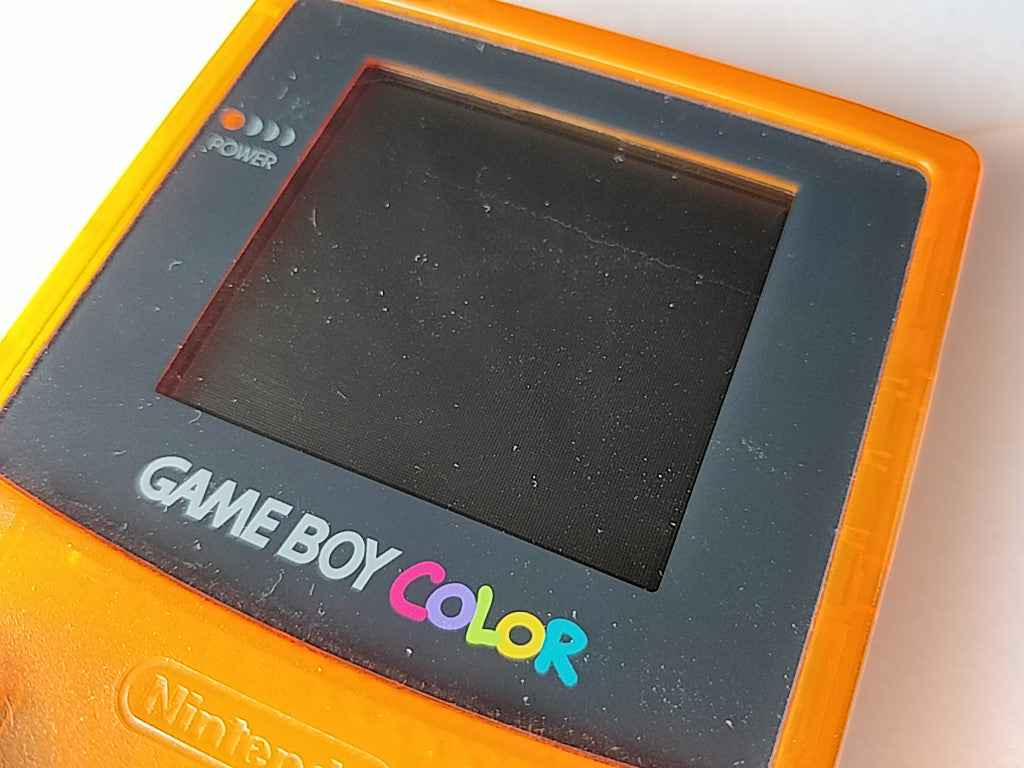 Nintendo Gameboy Color DAIEI HAWKS Limited edition Clear Orange