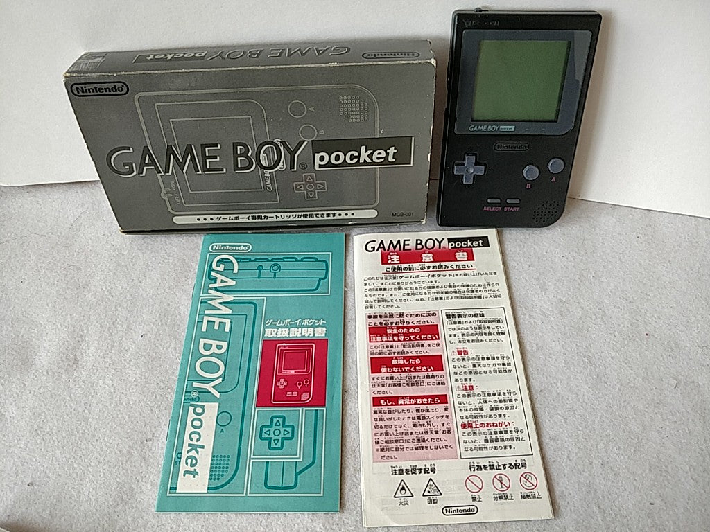 Excellent Nintendo Gameboy Pocket Black color console MGB-001 