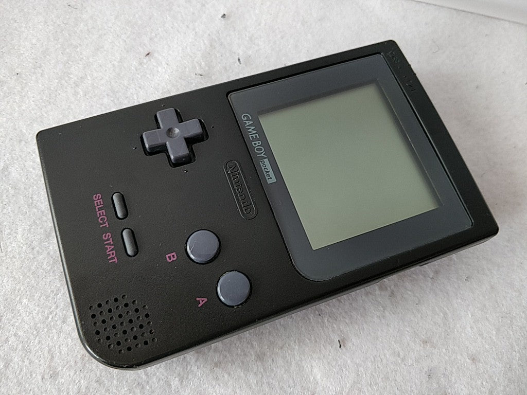 Excellent Nintendo Gameboy Pocket Black color console MGB-001 Boxed set-e0616-