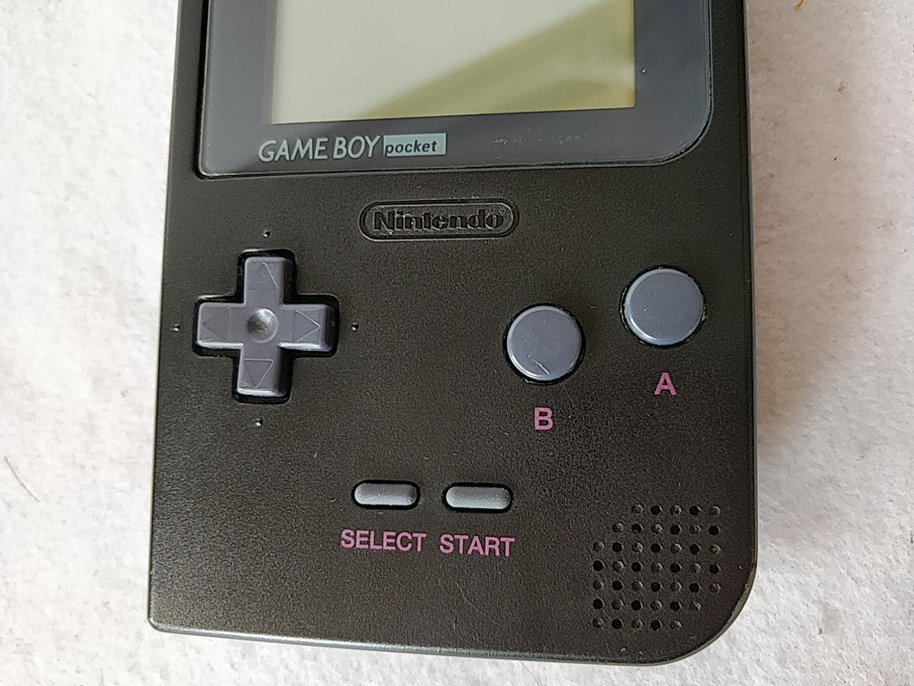 Excellent Nintendo Gameboy Pocket Black color console MGB-001 Boxed set-e0616-