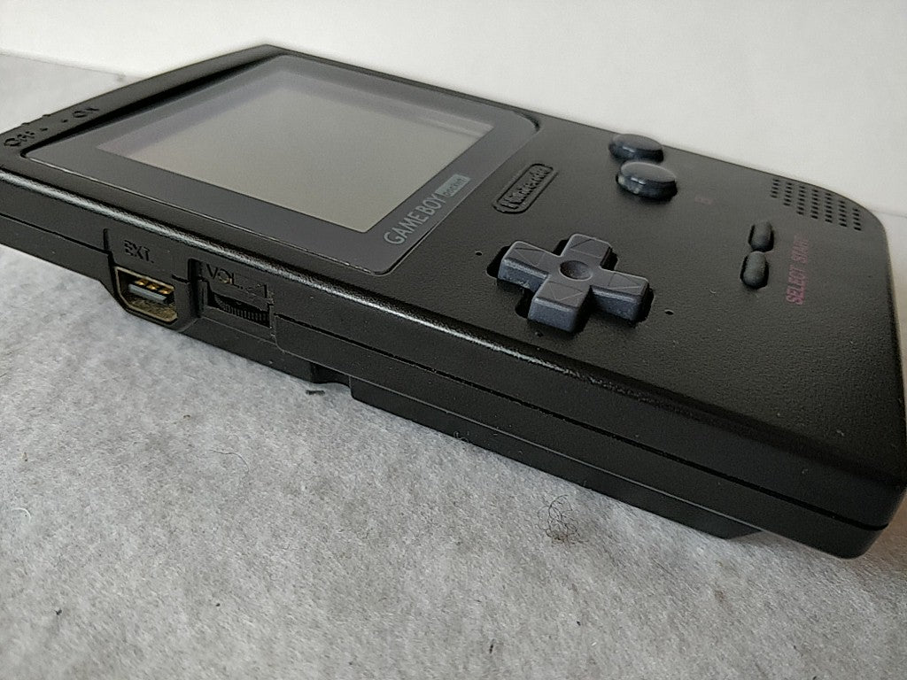 Excellent Nintendo Gameboy Pocket Black color console MGB-001 Boxed set-e0616-
