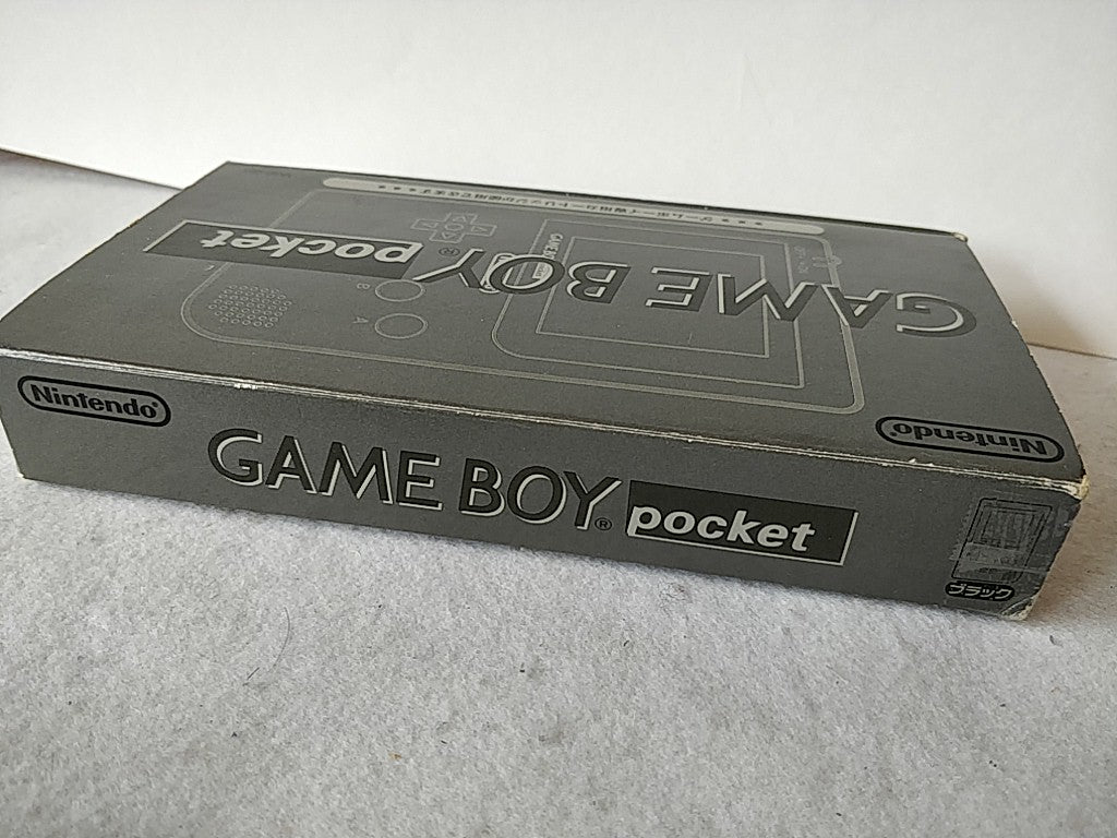 Excellent Nintendo Gameboy Pocket Black color console MGB-001 Boxed set-e0616-