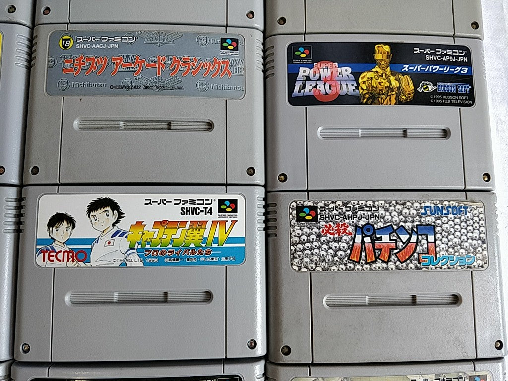Wholesale lot of 20 Nintendo Super Famicom FC NES Game Cartridge set-e0701-1