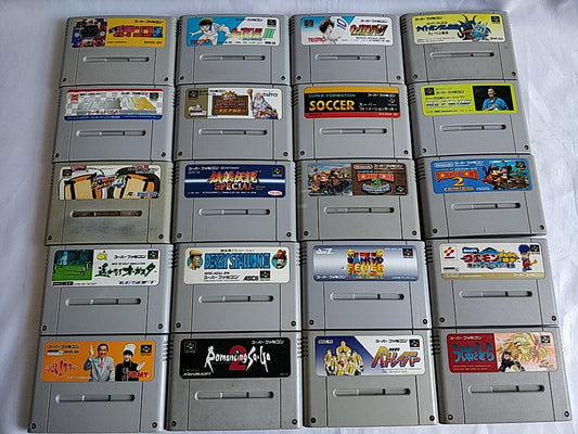 Wholesale lot of 20 Nintendo Super Famicom FC NES Game Cartridge set-e0701-2