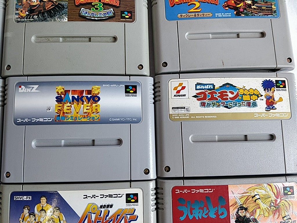 Wholesale lot of 20 Nintendo Super Famicom FC NES Game Cartridge set-e0701-2