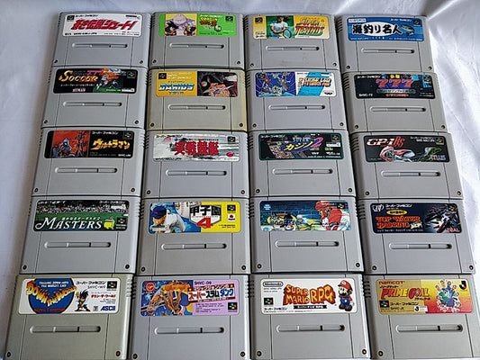 Wholesale lot of 20 Nintendo Super Famicom FC NES Game Cartridge set-e0701-3
