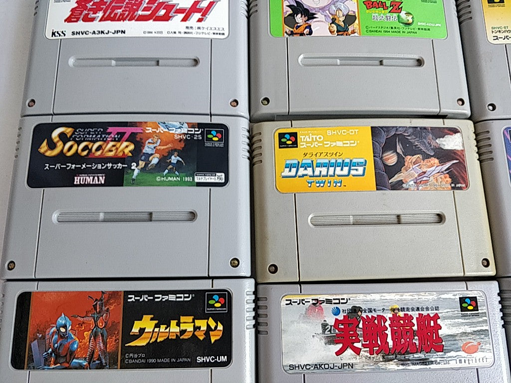 Wholesale lot of 20 Nintendo Super Famicom FC NES Game Cartridge set-e0701-3
