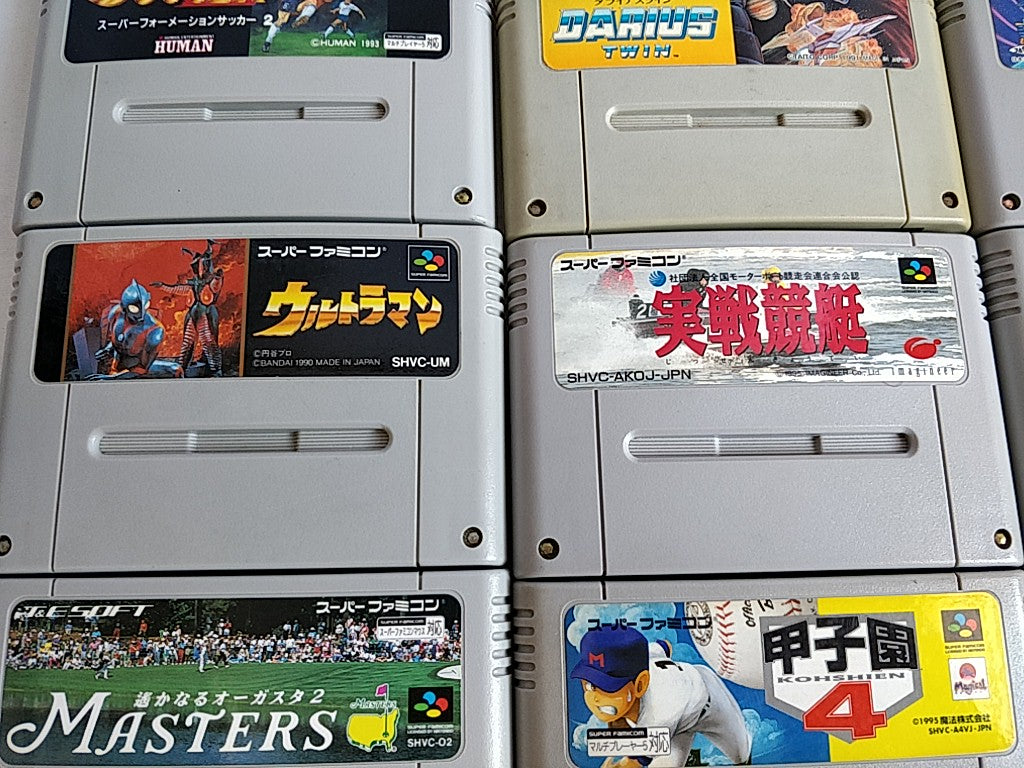 Wholesale lot of 20 Nintendo Super Famicom FC NES Game Cartridge set-e0701-3