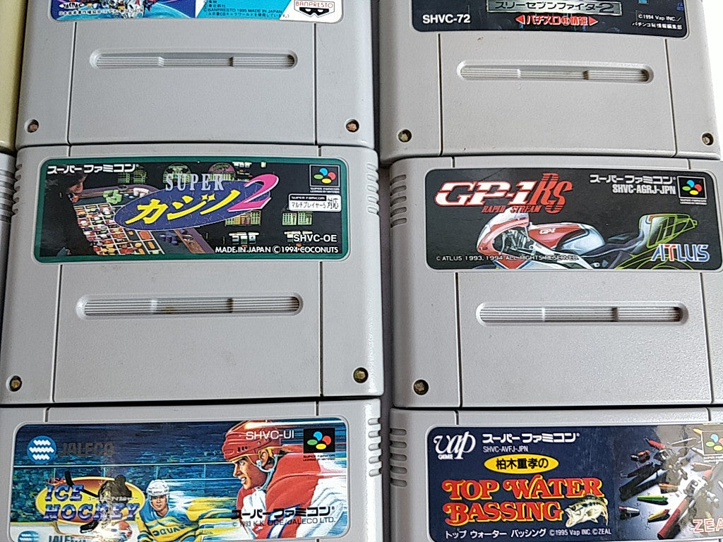 Wholesale lot of 20 Nintendo Super Famicom FC NES Game Cartridge set-e0701-3