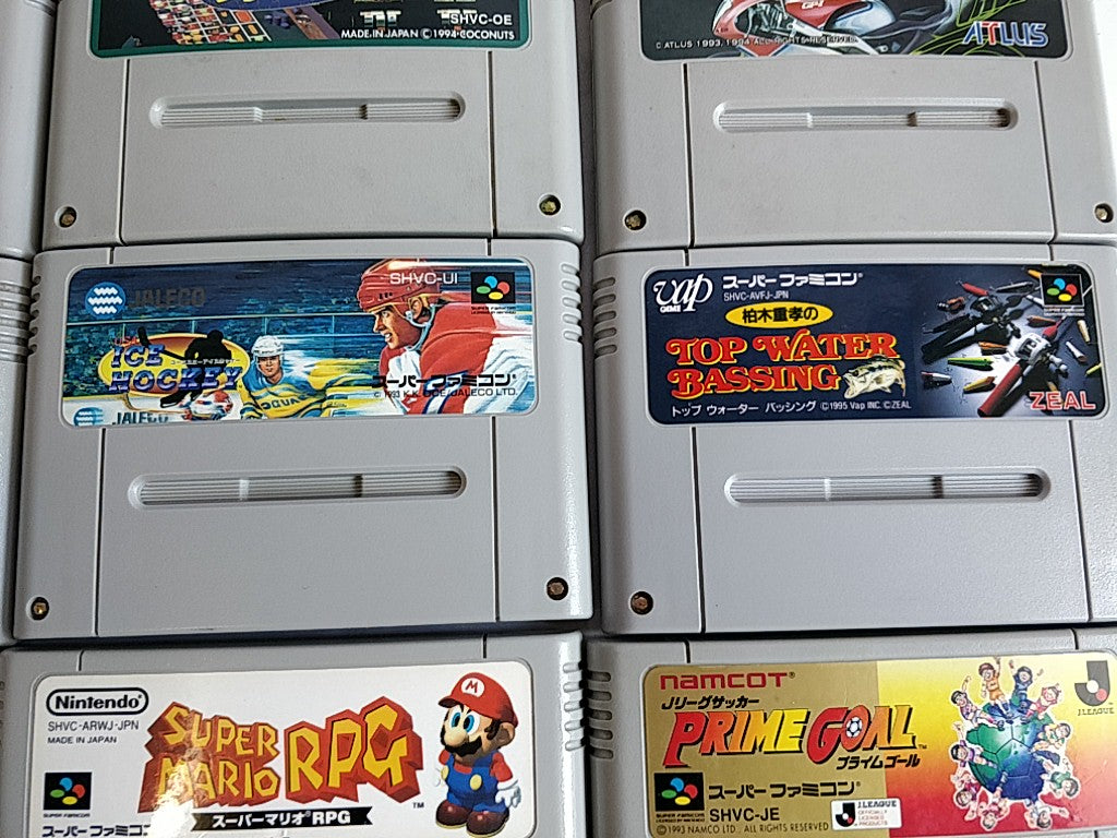 Wholesale lot of 20 Nintendo Super Famicom FC NES Game Cartridge set-e0701-3