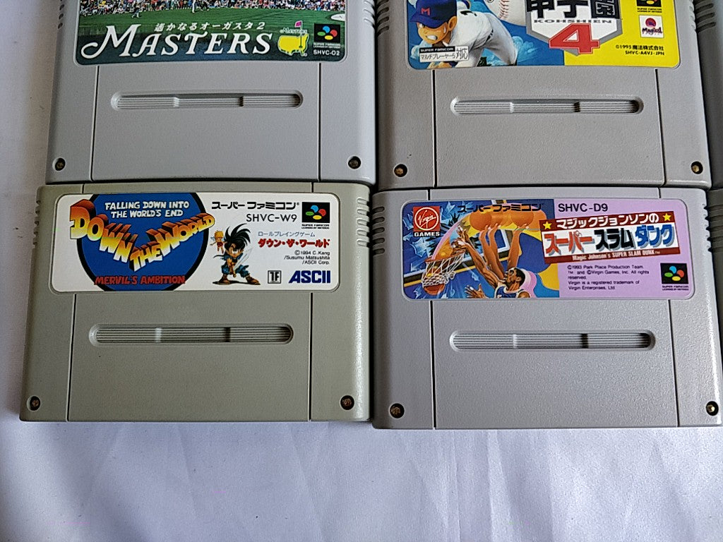 Wholesale lot of 20 Nintendo Super Famicom FC NES Game Cartridge set-e0701-3